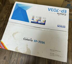 ★4988617059726【現状品】EPSON Colorio インクジェット複合機 EP-703A カンタンLEDナビ搭載 6色染料インク