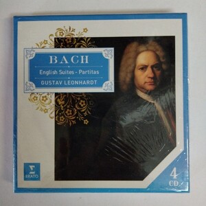 CD クラシック　輸入盤　未開封　「Bach　English SuitesーPartitas/ GUSTAV LEONHARDT」グスタフ・レオンハルト バッハ　イギリス組曲