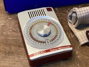 TT-2647■送料込■ SEIKO セイコー クオーツ メトロノーム 拍子計 リズム 音楽 楽器 器材 レトロ SQM-357 282g/くGOら