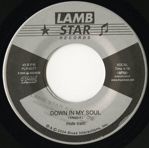 国産キラー・スカ！7インチ Mule Train - Down In My Soul / Cornmeal Dumpling【Lamb Star】ミュール・トレイン KILLER SKA 45RPM. 試聴