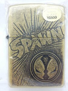 未使用品 Zippo SPAWN スポーン・ロゴ・ブラスバレル AC-006 1997 現状で 1