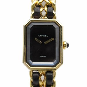 シャネル プルミエールXL ブランドオフ CHANEL GP（ゴールドメッキ） 腕時計 GP/革 中古 レディース