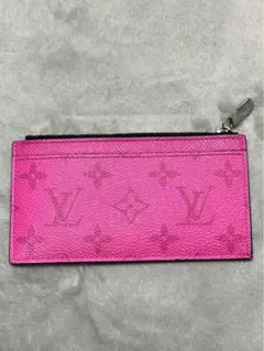 LOUIS VUITTON コインカード・ホルダー モノグラム フューシャ