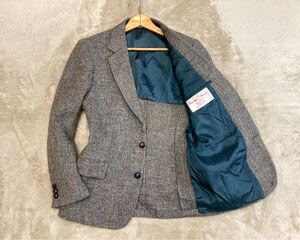 希少！美品 Manny Hassel×Harris Tweed【ハリスツイード】2Bツイードジャケット/M程度 ヴィンテージ ミックスグレー アメリカ製