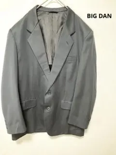 【高級ウール100%】BIG DAN スーツジャケット テーラードジャケット L