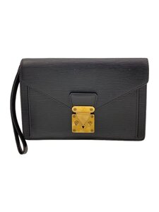 LOUIS VUITTON◆ポシェット・セリエドラゴンヌ_エピ_BLK/レザー/BLK