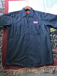 Red Kap ワークシャツ 半袖 WORK SHIRT ビール　アメリカ　ビンテージ　ホットロッド　ローライダー