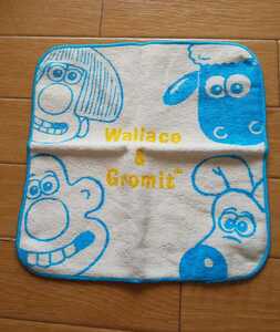 ハンドタオル Wallace＆Gromit 同じ柄2枚セット 住友生命 ノベルティ 中古(未使用) ②