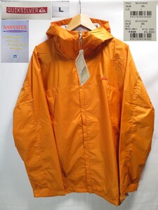 新品(デットストック)★Lサイズ【Quiksilver/クイックシルバー】消費税5%期/定価9800+税/NANYATEX/レインコート/ウインドブレーカー/ORG★