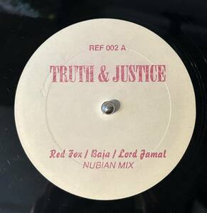 US盤　RED FOX・BAJA・LORD JAMAL / TRUTH & JUSTICE (12