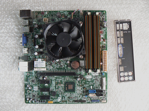 DELL XPS 8500 マザーボード DH77M01 CY0629 メモリー付き 動作品 LGA1155 MicroATX