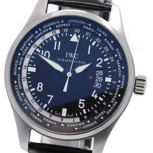 IWC IWC SCHAFFHAUSEN IW326201 パイロットウォッチ ワールドタイマー デイト 自動巻き メンズ 保証書付き_845802