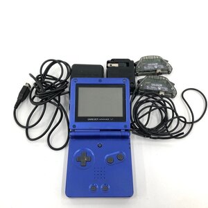 任天堂　ゲームボーイアドバンスSP　AGS-001　本体　通電〇　/　ワイヤレスアダプタ　AGB-015　おまとめ【DAAT1005】