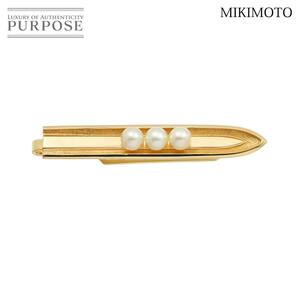 ミキモト MIKIMOTO アコヤ真珠 5.3mm タイピン K14 YG イエローゴールド 585 パール Tie Bar 90227643