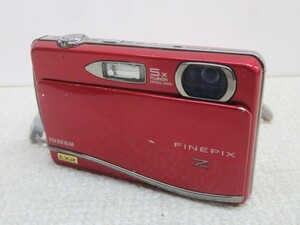 1200万画素●●FUJI FILM FINE PIX Z800EXR デジタルカメラ レッド 富士フィルム デジカメ バッテリー/充電器付き 動作品 12713●●！！