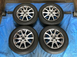 激安即決！タイヤ＋ホイール！Exceeder 13-4B 4H/100 ET45 + 155/65R13 中古4本 ゼスト/モコ/ワゴンR/ミラ/ムーブ等！HM000966