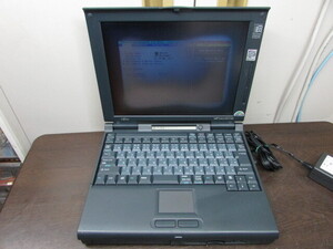 【YNT0452】★FUJITSU 富士通 FMV-BIBLO NUV16D(FMVNU516D1) Pentium 166MHz/32MB/HD欠品/FDD/12.1inch/800x600/ビネガー有 BIOSOK★JUNK