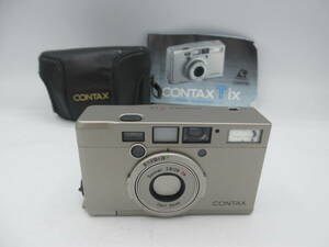 中古 カメラ CONTAX コンタックス Tix / Carl Zeiss Sonnar 28mm F2.8 ※通電のみ確認済 ／ K