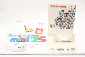 ※ 展示台 カタログ付 フジフィルム チェキ mini25 ハローキティ インスタックス ディスプレイ instax Cheki Hello kitty 3779