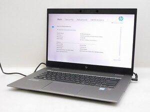 【1円スタート】hp Zbook Studio G5 4RG80PA#ABJ Core i7 8750H 2.2Ghz 16GB 15.6インチ OSなし BIOSのみ