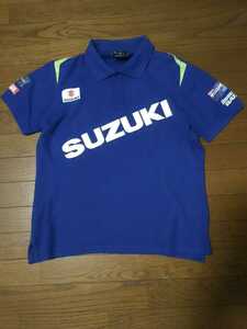 初期物★レトロ★チームスズキ　半袖ポロシャツ　TEAM SUZUKI　入手困難品 サイズＬ　メンズ　hamilton college ハミルトン カレッジ