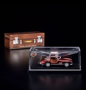 海外RLC会員限定 日本発売なし ホットウィール Hot Wheels 1955 Mercedes-Benz 300 SL メルセデスベンツ Oxblood スペクトラフレイム ZAMAC