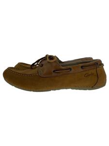 Clarks◆Marcos Sail/ローファー ドライビング シューズ/デッキシューズ/US8/CML/26107044