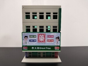 台湾　大樹薬局　薬局　Nゲージサイズ　ストラクチャー　鉄道模型　建物　ジオラマ　1/150