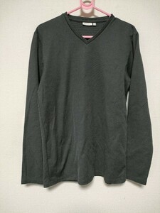 ☆【Calvin Klein】Vネックカットソー☆Mサイズ☆メンズ☆USED【261】