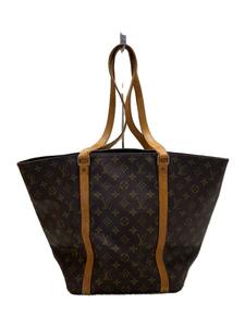 LOUIS VUITTON◆サック・ショッピング_モノグラム・キャンバス_BRW/PVC/BRW/モノグラム/M51108//