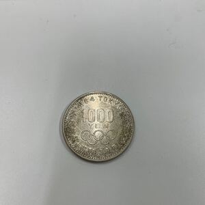 M01 【個人保管品】 /1000円銀貨 東京オリンピック 千円銀貨 東京五輪 古銭 記念硬貨