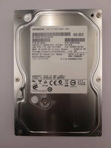 l【ジャンク】HITACHI 3.5インチHDD SATA(Serial ATA) 500GB HDS721050CLA362 日立