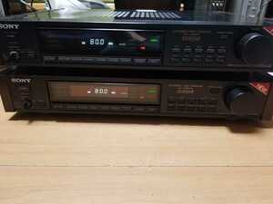 ジャンク2台セット SONY ST-S333ESX II FM/AM TUNER 