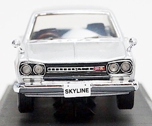 Ж EBBRO 1/43 スカイライン Skyline GT-R PGC10 前期型 1969 ハコスカ Silver シルバー NISSAN ニッサン エブロ 箱無 Ж KPGC10 GC10 C110