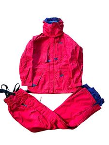 ★★★vintage 1994年製 patagonia パタゴニア ストームジャケット XS/w28上下セットアップ 83830/83911 F4★★★ セットアップ