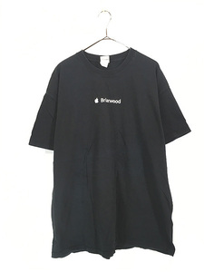 古着 00s Apple 「Briarwood」 両面 PC コンピューター ソフトウェア Tシャツ XL