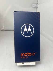 美品 Motorola moto e7 power ブルー 32GB 国内版SIMフリー 