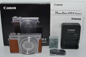 【特上品】 Canon コンパクトデジタルカメラ PowerShot G9 X Mark II シルバー PSG9XMARKIISL　#7015