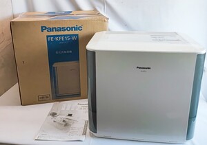 Panasonic FE-KFE15 気化式加湿器 パナソニック 気化式 加湿器 大型加湿器 FE-KFE15-W ホワイト 箱付き 取扱説明書(1210)