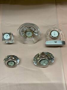 GW 置時計　おきとけい　時計　置物　セット　W004