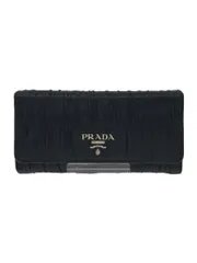 PRADA 長財布 羊革 ネイビー