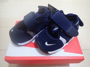 未使用 NIKE LITTLE RIFT ナイキ リトルリフト 8㎝ 2c Navy ネイビー