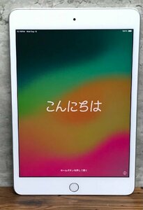 1円～ ●Apple iPad mini 第5世代 / Wi-Fi + Cellular / 256GB / シルバー / iOS 17.5.1 / 7.9型 (2048x1536) / バッテリー83% / MUXD2J/A