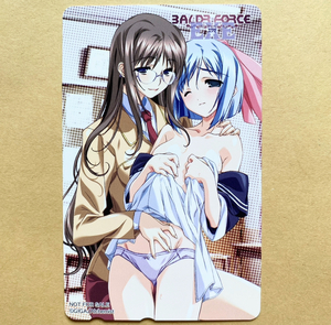 【未使用】 テレカ 50度 BALDR FORCE EXE -バルドフォース エグゼ- 非売品　