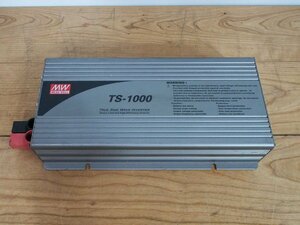 ☆【2F0326-25】 MEAN WELL ミーンウェル 正弦波インバーター TS-1000-124ASTL⑧ 1000W 24V ジャンク