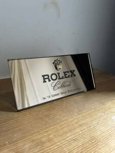 Rolex ロレックス サイン ビンテージ 鏡面 ディスプレイ スイス製 販売店用 shop display vintage sign plate swiss neuchatel made mirror