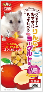 （まとめ買い）マルカン おててにもってたべるスイーツ りんごヨーグルト味 60g ハムスター用フード 〔×18〕