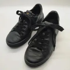 美品　エコー　ecco スニーカー　黒　23.5