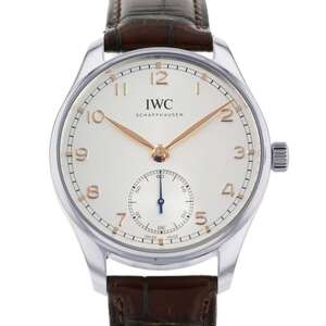 IWC ポルトギーゼ オートマティック40 IW358303 腕時計 シルバー文字盤 【安心保証】