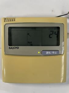 （464）SANYO サンヨー 業務用 パッケージ リモコン RCS-SH80B 業務用エアコンリモコン 中古 通電確認済み 送料一律210円